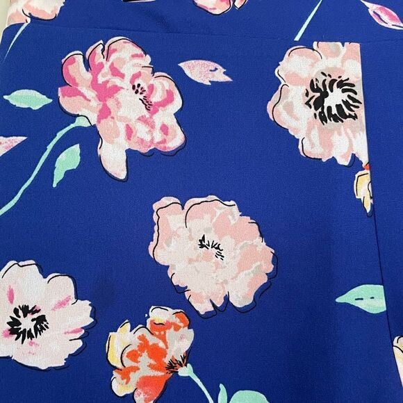 KAARI BLUE High Waist Floral Print Shorts Size Medium - Picture 6 of 6